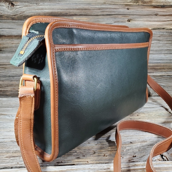 COACH Natural Full Grain Leather Crossbody Bag - Picture 2 of 13